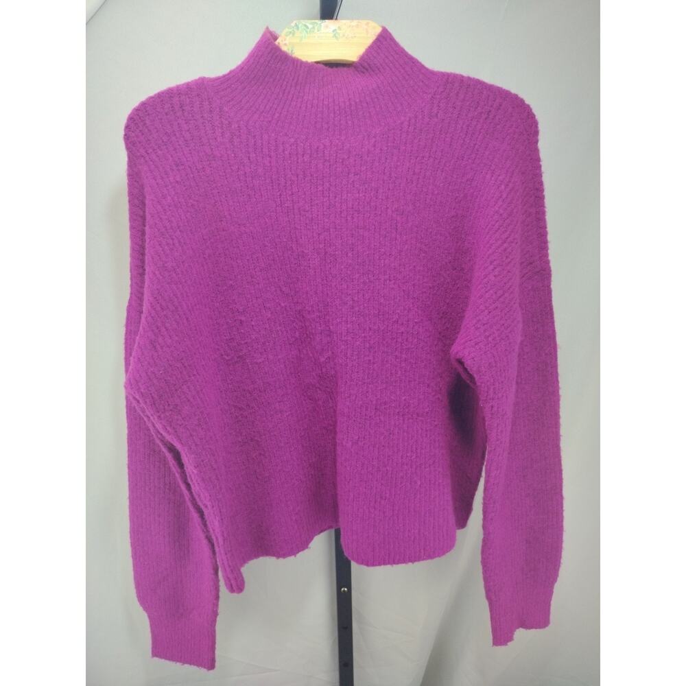 Sanctuary Magenta Mock Turtle Neck Sweater Women’s, Size XS